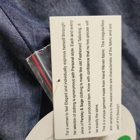 NWT. Pasley & Sage. Size Small. Beautiful embroidered front, back, & sleeves. - Picture 10 of 12